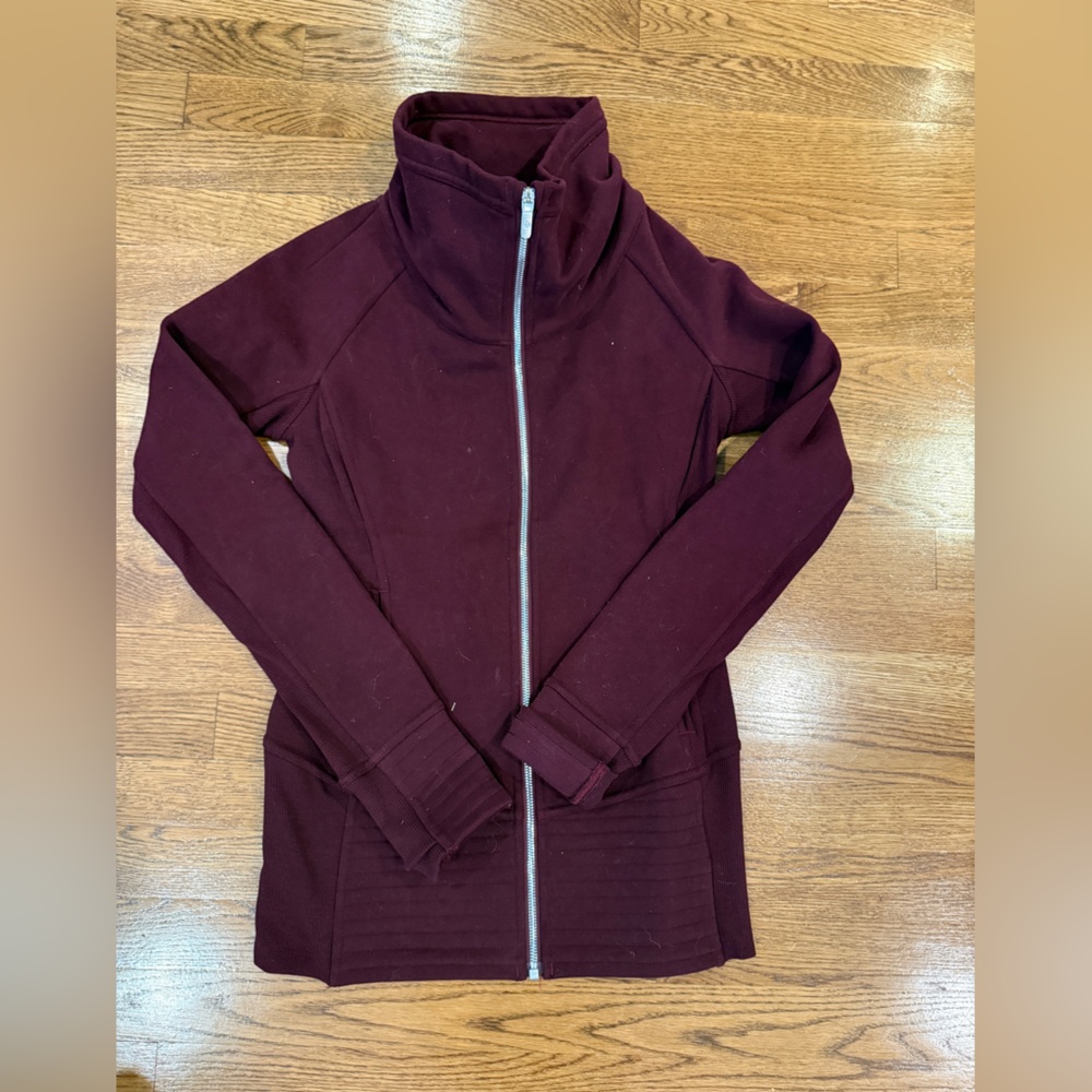 Lululemon Radiant Jacket II - Cassis (plum) color